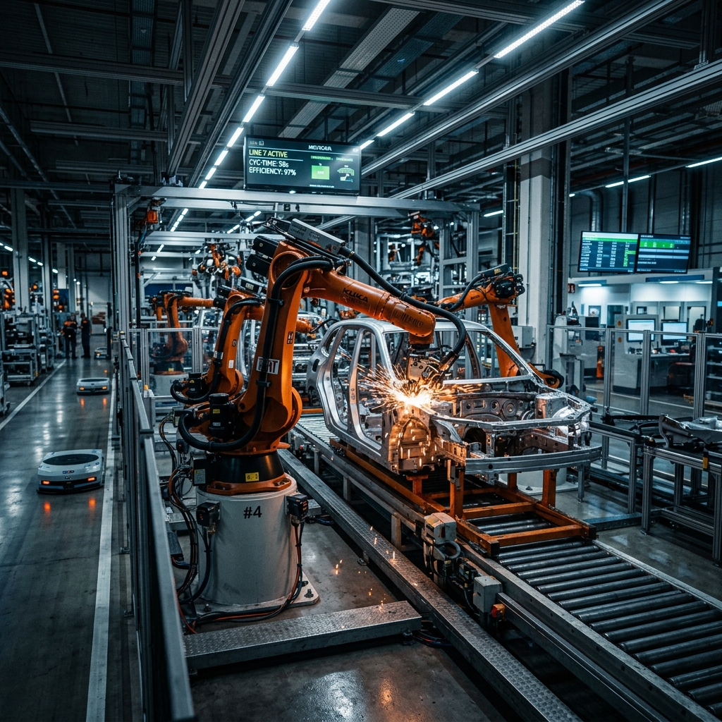 Otomotiv Üretim Hattı Otomasyonu